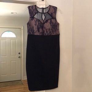 ASOS maternity dress Floral Lace Navy Size 4